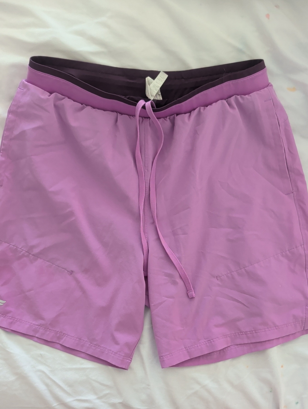 Fabletics Men's Fundamental Drawstring Active Shorts In Purple